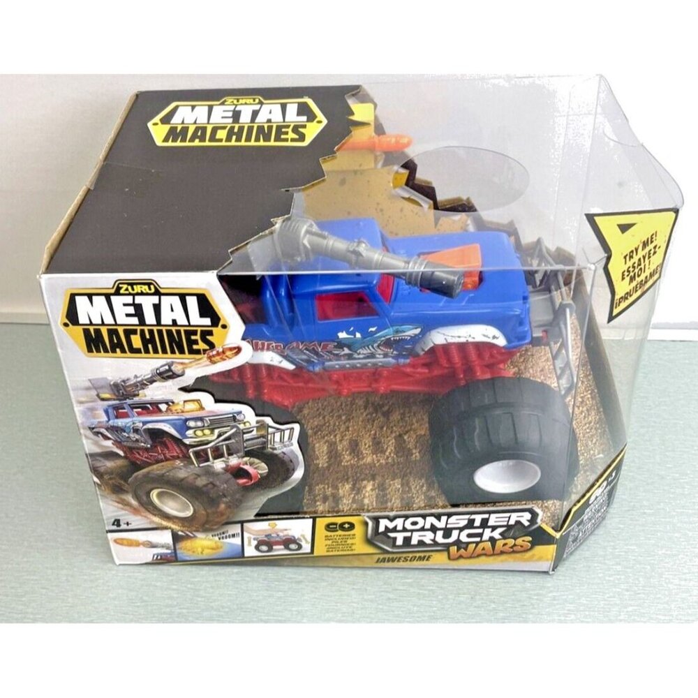 Zuru Metal Machines Monster Truck Wars Jawesome New - Picture 14 of 14